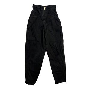 Vintage Mixed Blues Western High Rise‎ Jeans Size 5 Black Wash 23 Waist